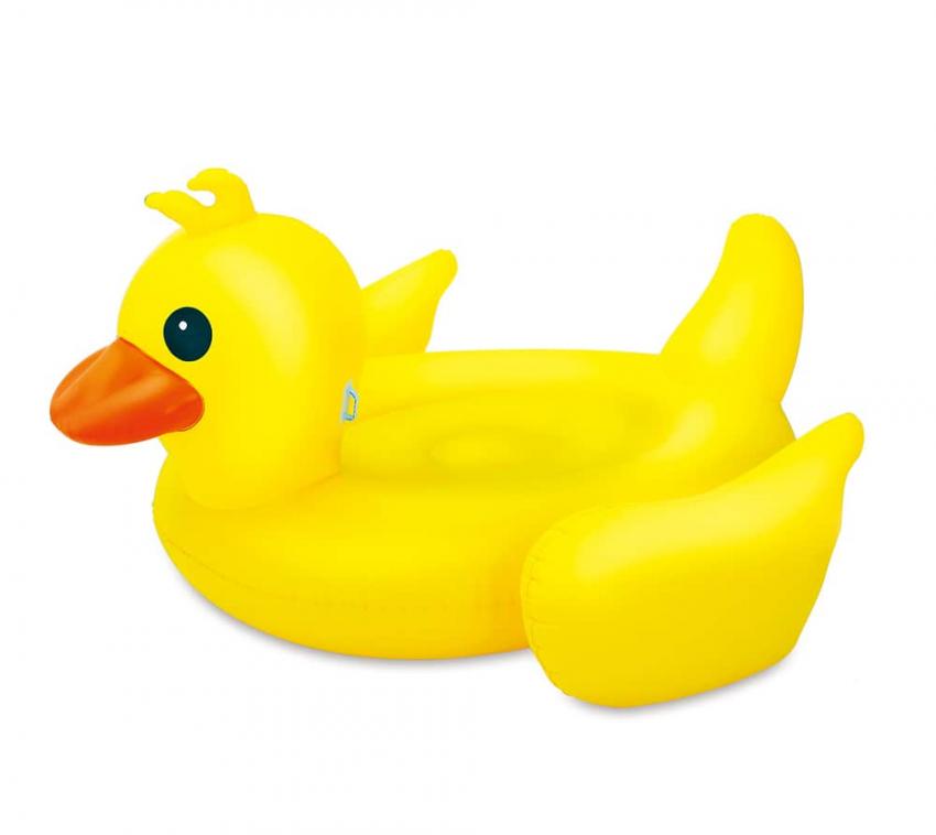 Summer Waves Schwimminsel Ente Badeinsel gelb 203x168 cm | mygardenhome
