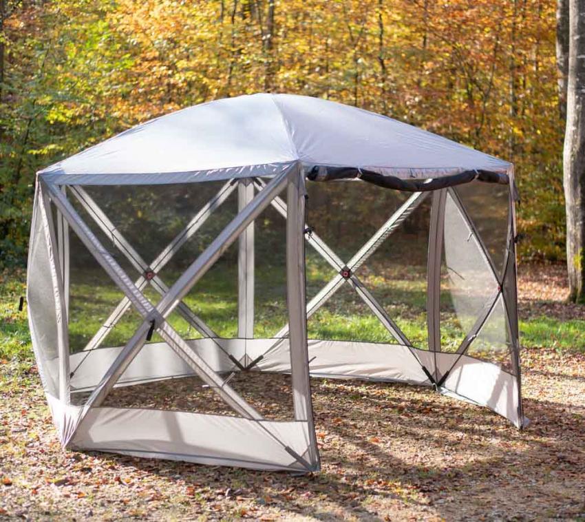 Westmann Polyester Camping Pavillon Faltpavillon Flexion grau