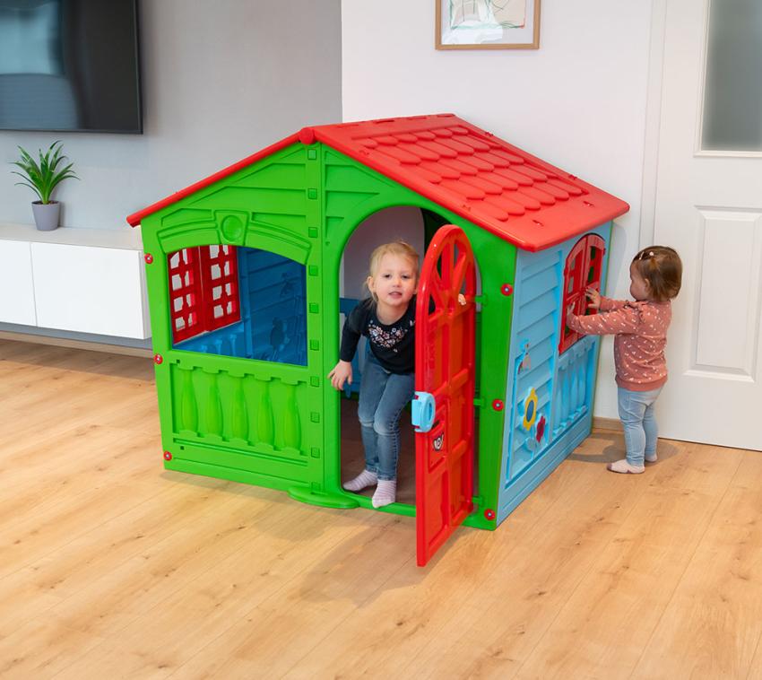 Westmann Kunststoff Spielhaus Sonne Bunt 140x111x115 cm mygardenhome
