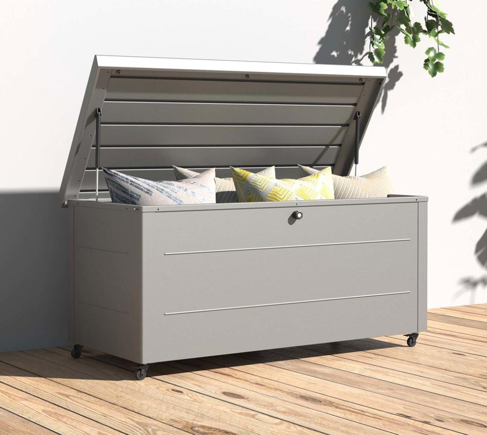 WESTMANN SIGNATURE Condo | Metall Gartenbox 512 L | Silbergrau