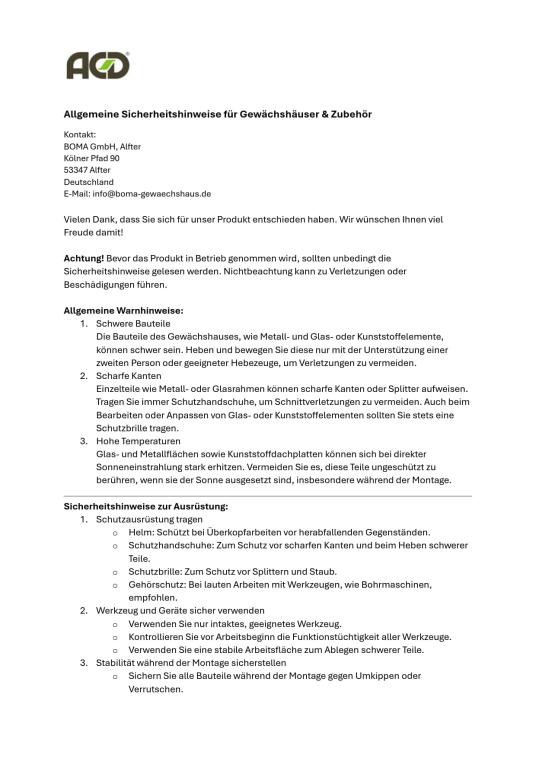 ACD Schiebetür Gewächshaus | Silber