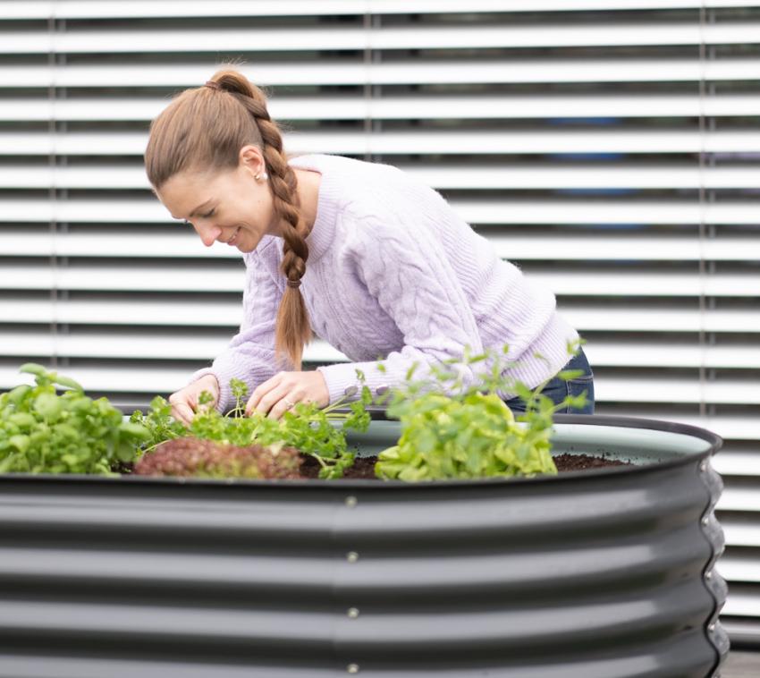 Westmann Metall Hochbeet Grow Faster Anthrazit 160x80x82 cm