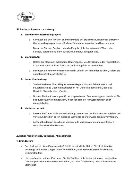 Paragon Outdoor Polyester Sonnensegel für Pavillon Florida Serie | Braun 