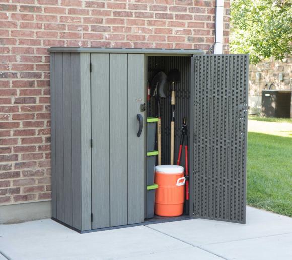 Lifetime Gartenschrank Und Gerateschrank 136x70x172 Cm Mygardenhome