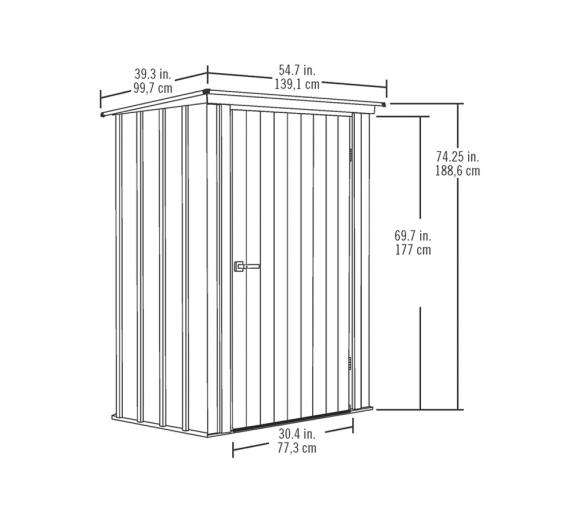 View Spacemaker Geräteschrank Gif