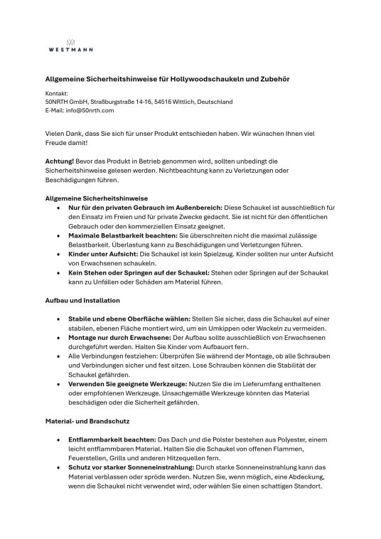 Westmann Abdeckung Hollywoodschaukel | Sia, Viva, Nova 2400 | Grau  