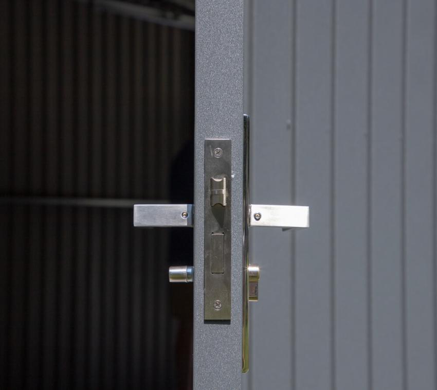 Sojag Everest Stahl Garage mit Rolltor 3,7 x 9,2 m Blechgarage