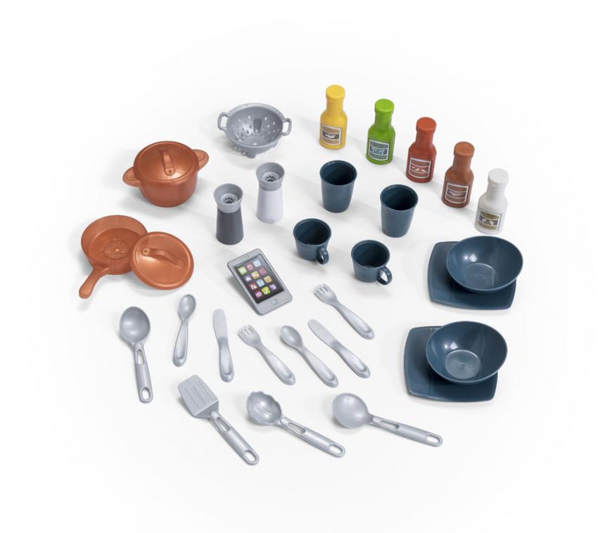 Step2 Spielküche Euro Kinderspielküche Kunststoff 40x130cm | mygardenhome