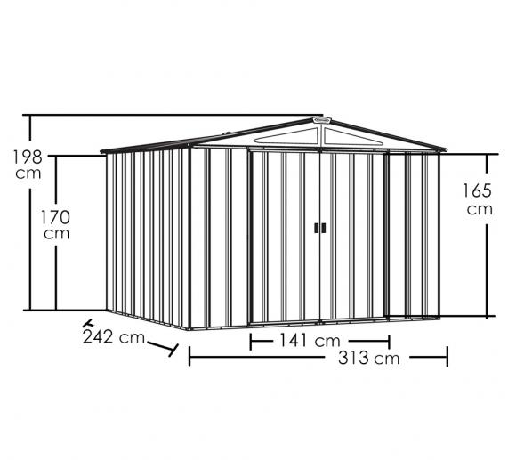 44+ Spacemaker Metallgerätehaus 10X8 PNG