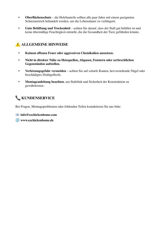 EZ Chicken Hühnerhaus XL | Holz Hühnerstall begehbar | 15 Hühner 