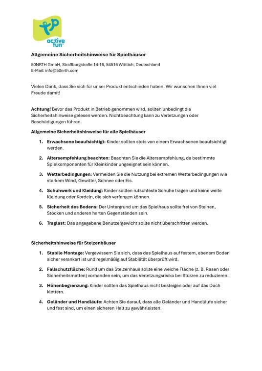 TP Toys Holz Stelzenhaus Wald | Spielhaus mit Rutsche | Natur | 137x306x230 cm 