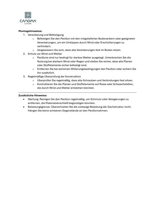 Palram - Canopia Polyester Vorhänge für Pavillon Martinique 4300 | Grau 