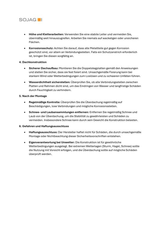 Sojag Portland 1014 | Alu Terrassenüberdachung mit Zubehör | 3x4 m | Bronze 