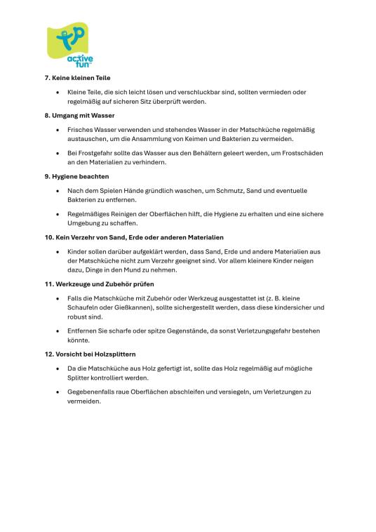 TP Toys Holz Matschküche Mops Deluxe | Wandmodul | Natur | 36x81x56 cm 