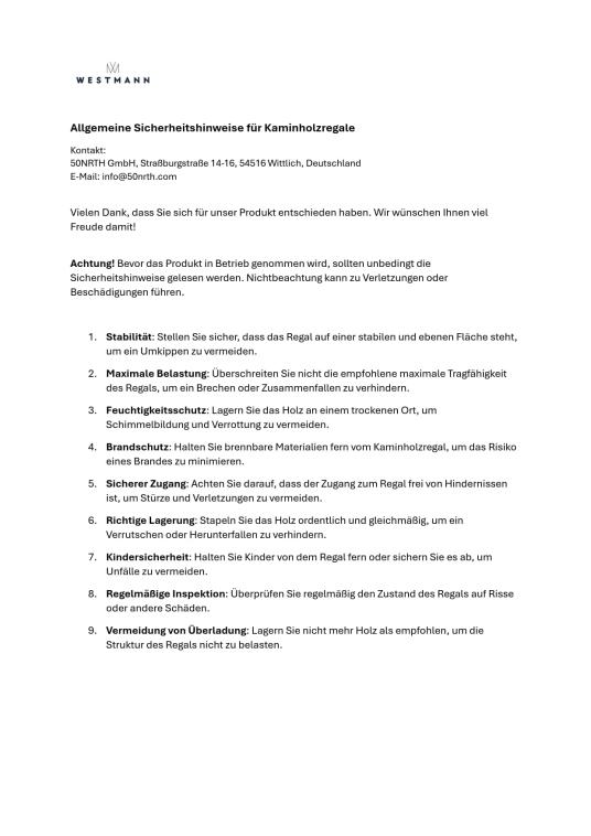 Westmann Lärchenholz Kaminholzregal Michel 8 | Außenbereich | Natur | 378x40x180 cm 