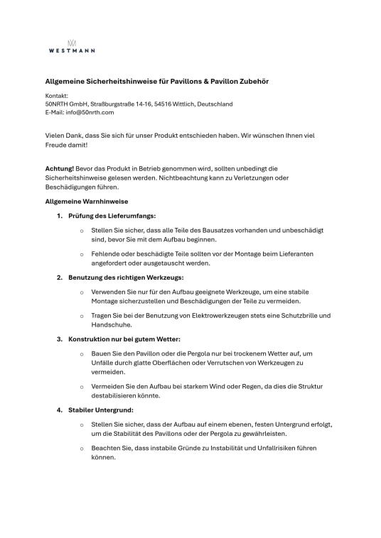 Westmann Holz Pavillon Devon 1214 | Natur | 427x366x317 cm 