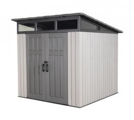 Metall-Gerätehaus mit Pultdach günstig bestellen ...