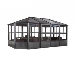 Sojag Aluminium Pavillon Wintergarten Charleston 12x15 384x489 Cm Mygardenhome