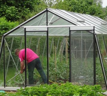 ACD Schiebetür Gewächshaus | 