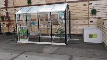 ACD Glas Gewächshaus Piccolo P05 RAL | 371x159 cm 