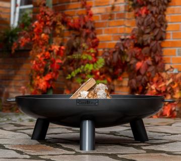 CookKing Bali | Garten Feuerschale 80 cm | Stahl Grill 