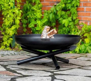 CookKing Indiana | Garten Feuerschale 100 cm | Stahl Grill 
