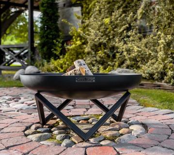 CookKing Santiago | Garten Feuerschale 60 cm | Stahl Grill 