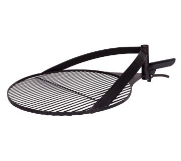 CookKing Stahl Grillrost 60 | Inkl. Griff | Zubehör für Feuerschale Bandito & Montana X | Ø 60 cm 