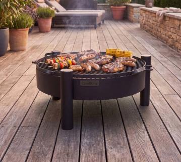 CookKing Haiti | Feuerschalen Set 60 cm | inkl. Grillrost & Deckel 