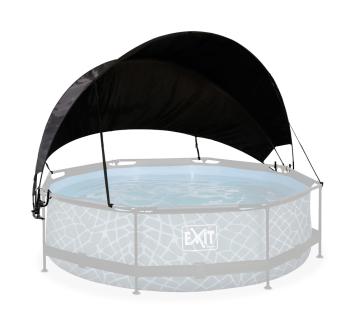 Exit Pool Sonnensegel rund | Schwarz | 190 cm 