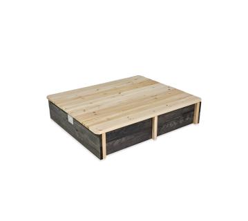 Exit Holz Sandkasten Aksent | Grau | 77x20 cm 