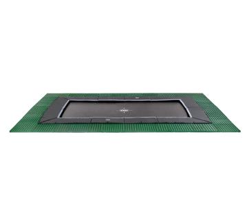 Exit Bodentrampolin Dynamic rechteckig | Schwarz | 