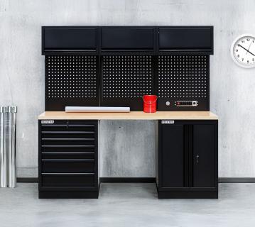 FEISTOS Werkstatteinrichtung EOS Blackline 15 | Metall Werkstattschrank 