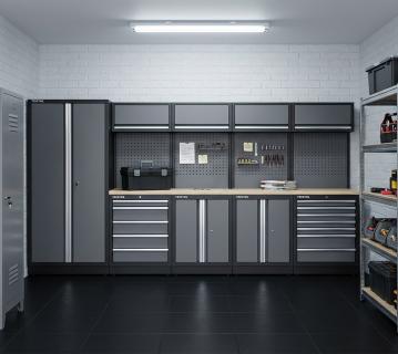 Feistos Werkstatteinrichtung Argos 17 | Metall Werkstattschrank 