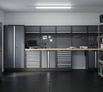 Feistos Werkstatteinrichtung Argos 18 | Metall Werkstattschrank 