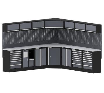 FEISTOS Werkstatteinrichtung Ferros 31E | Metall Werkstattschrank   