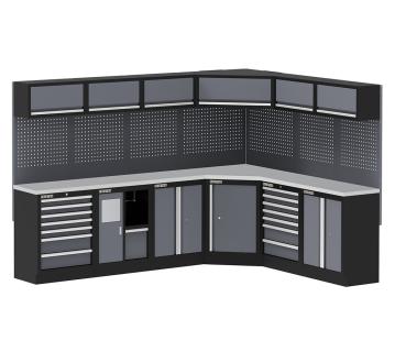 FEISTOS Werkstatteinrichtung Ferros 32E | Metall Werkstattschrank 
