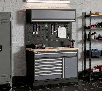 Feistos Werkstatteinrichtung Argos 21 | Metall Werkstattschrank 