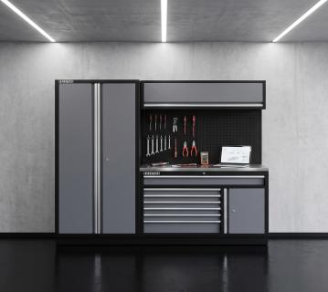 Feistos Werkstatteinrichtung Ferros 22E | Metall Werkstattschrank 