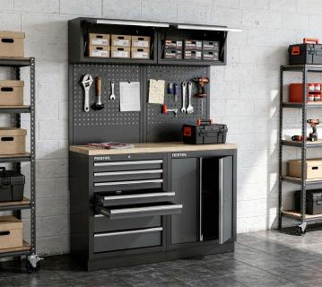 Feistos Werkstatteinrichtung Argos 5 | Metall Werkstattschrank 