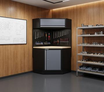 FEISTOS Werkstatteinrichtung Apollo Eck | Werkstatt Eckschrank 