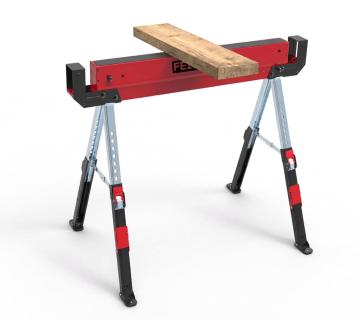 FEISTOS Forta Plus | höhenverstellbarer Arbeitsbock aus Metall | Traglast 590 kg 