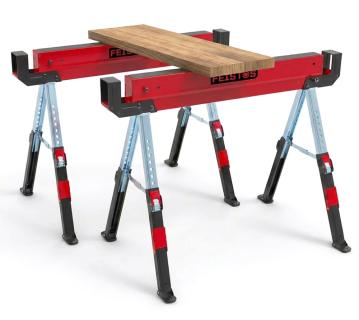 FEISTOS Forta Plus Duo | höhenverstellbarer Metall Arbeitsbock | 2-er Set 