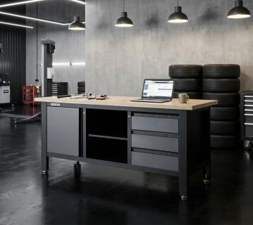 B-WARE FEISTOS Werkstatteinrichtung Heros 1 | Werkbank mit Schubladen | 170 cm 