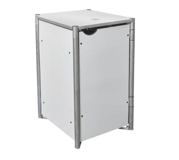 B-Ware, Hide Mülltonnenbox 140 l weiß 1-fach 