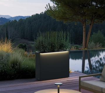 Herstera Garden Cube Divider M Plus | hoher Pflanzkübel rechteckig | 100x80x25 cm 