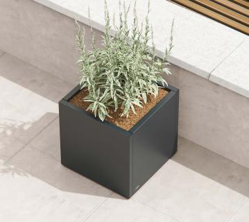 B-WARE Herstera Garden Cube M | Outdoor Pflanzkübel quadratisch | 60x60x60 cm 