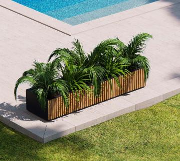 Herstera Garden Deco Planter Xic L | 150x25x40 cm 