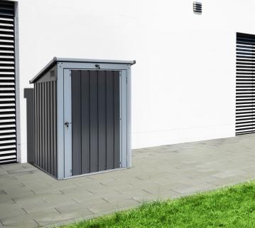 Westmann Stahl Mülltonnenbox und Gerätebox | Anthrazit | 101x104x134 cm 