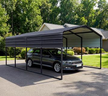 Westmann Carport Kopenhagen M | Metall Carport | Satteldach 